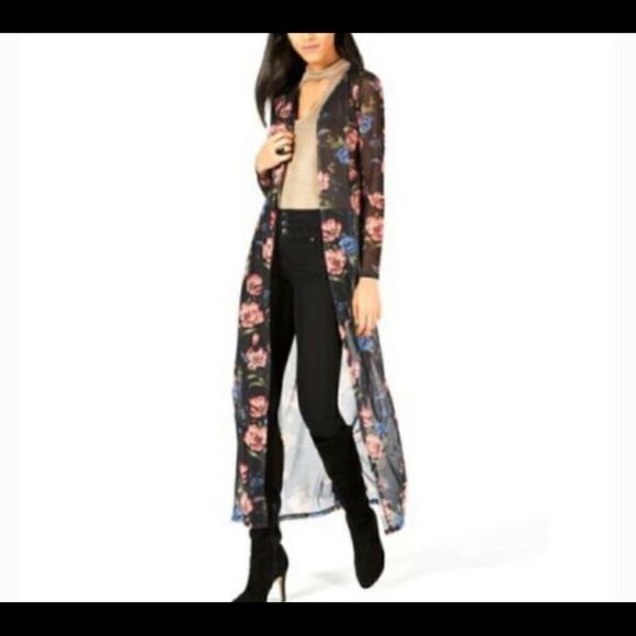 Ivy + Main Sheer Floral Duster - Picture 2 of 10